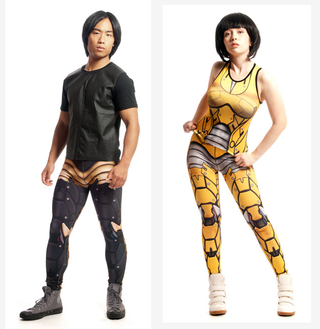 Illustration for article titled These robotic armor leggings will bring out your inner cyborg